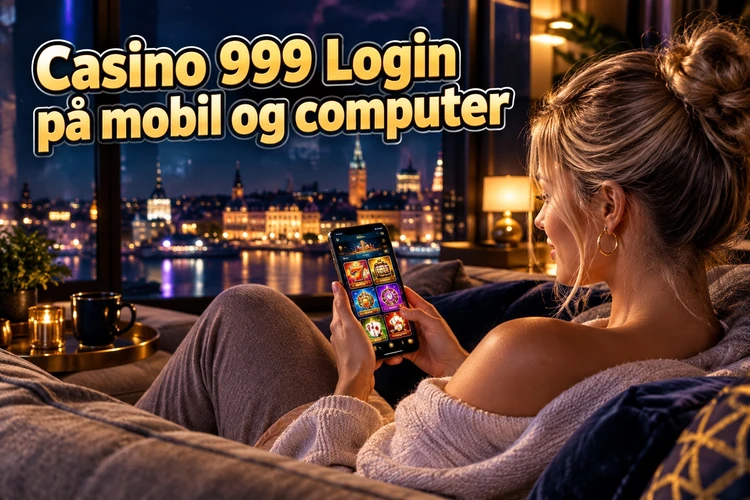 Casino 999 Login på mobil og computer